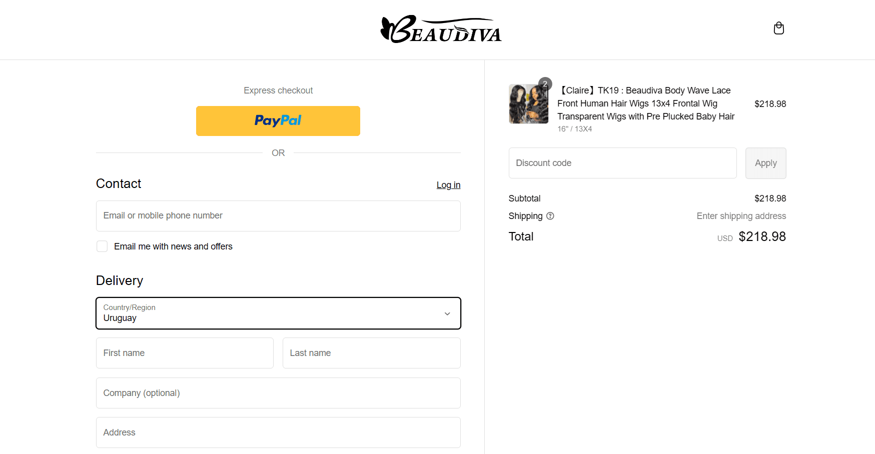 How to apply Beaudiva coupon code